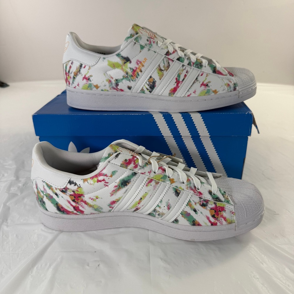 Adidas Superstar All Day I Dream About Summer White Multi Tie Dye GX5374 Mens 11